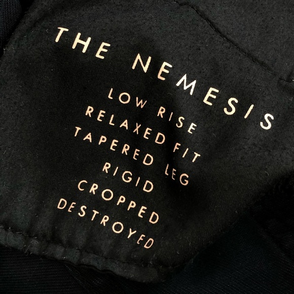 Obey The Nemesis Distressed Black Jeans size 25 - Picture 14 of 15